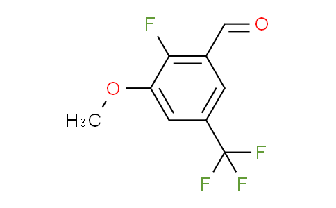 2-Fluoro-3-methoxy-5-(trifluoromethyl)benzaldehyde