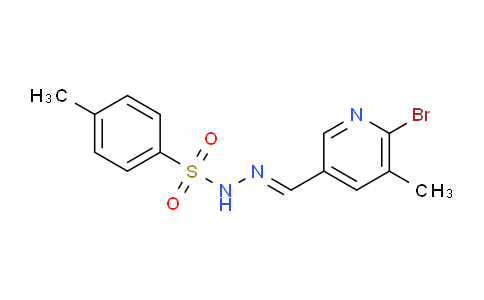 N'-((6-bromo-5-methylpyridin-3-yl)methylene)-4-methylbenzenesulfonohydrazide