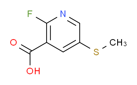 2-Fluoro-5-(methylthio)nicotinic acid