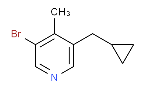 3-Bromo-5-(cyclopropylmethyl)-4-methylpyridine