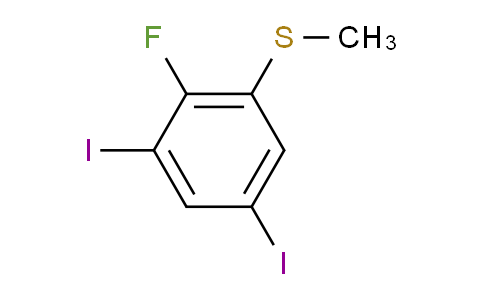 (2-Fluoro-3,5-diiodophenyl)(methyl)sulfane