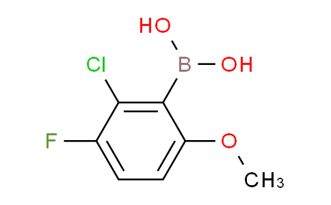 (2-Chloro-3-fluoro-6-methoxyphenyl)boronic acid