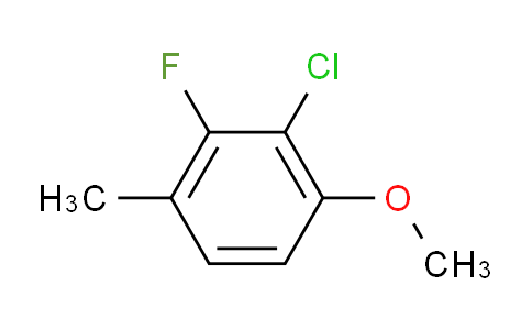 2-Chloro-3-fluoro-1-methoxy-4-methylbenzene
