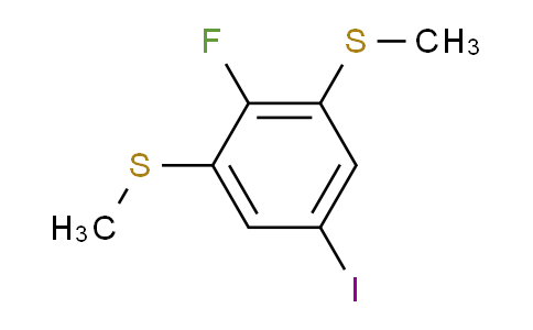(2-Fluoro-5-iodo-1,3-phenylene)bis(methylsulfane)