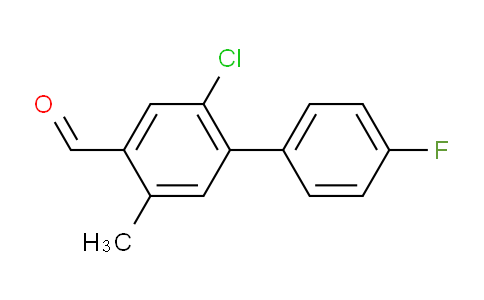2-Chloro-4'-fluoro-5-methyl-[1,1'-biphenyl]-4-carbaldehyde