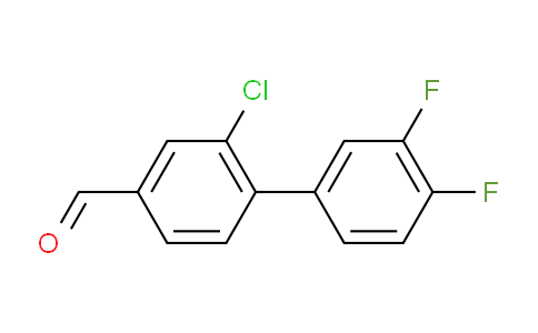2-Chloro-3',4'-difluoro-[1,1'-biphenyl]-4-carbaldehyde