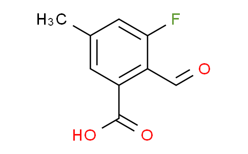 3-Fluoro-2-formyl-5-methylbenzoic acid