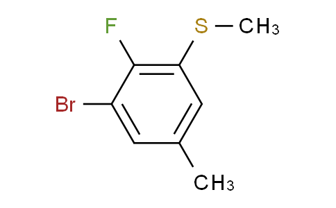(3-Bromo-2-fluoro-5-methylphenyl)(methyl)sulfane