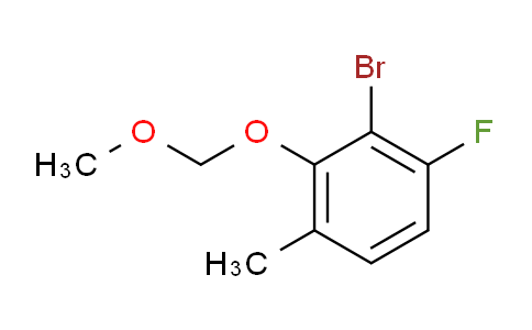 2-Bromo-1-fluoro-3-(methoxymethoxy)-4-methylbenzene