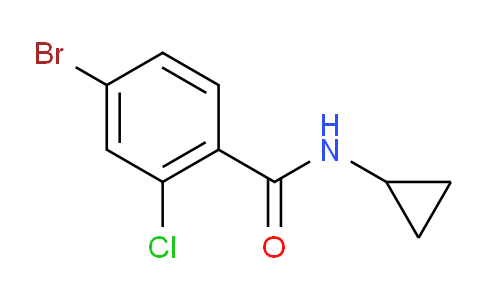 4-Bromo-2-chloro-N-cyclopropylbenzamide
