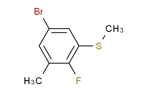 (5-Bromo-2-fluoro-3-methylphenyl)(methyl)sulfane