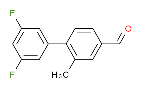 3',5'-Difluoro-2-methyl-[1,1'-biphenyl]-4-carbaldehyde