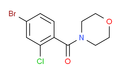 4-BROMO-2-CHLORO-1-(MORPHOLINOCARBONYL)BENZENE