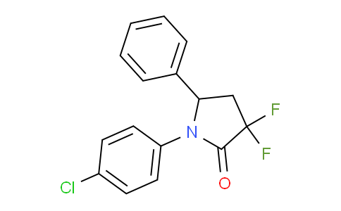 1-(4-Chlorophenyl)-3,3-difluoro-5-phenylpyrrolidin-2-one