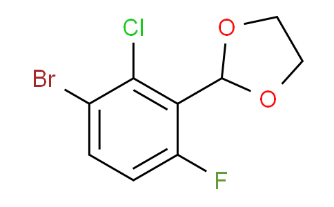 2-(3-Bromo-2-chloro-6-fluorophenyl)-1,3-dioxolane