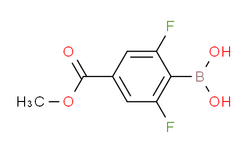 4-Methoxycarbonyl-2,6-difluorophenylboronic acid
