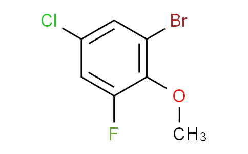 2-溴-4-氯-6-氟苯甲醚