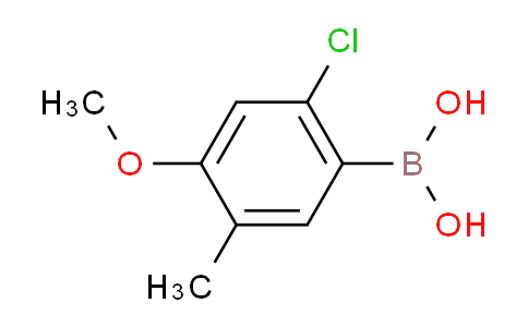 (2-Chloro-4-methoxy-5-methylphenyl)boronic acid