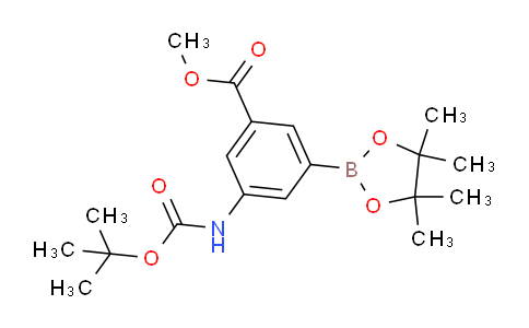 Methyl 3-((tert-butoxycarbonyl)amino)-5-(4,4,5,5-tetramethyl-1,3,2-dioxaborolan-2-yl)benzoate