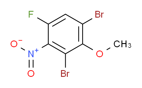 1,3-dibromo-5-fluoro-2-methoxy-4-nitrobenzene