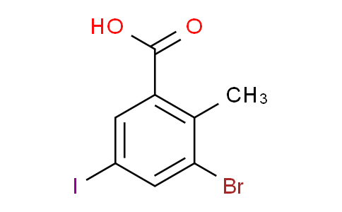 3-Bromo-5-iodo-2-methylbenzoic acid