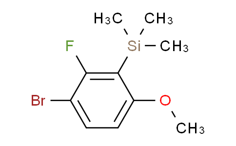 (3-Bromo-2-fluoro-6-methoxyphenyl)trimethylsilane