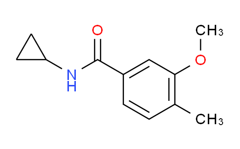 N-cyclopropyl-3-methoxy-4-methylbenzamide