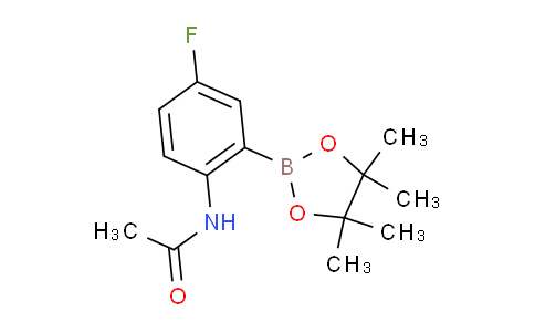 N-(4-fluoro-2-(4,4,5,5-tetramethyl-1,3,2-dioxaborolan-2-yl)phenyl)acetamide