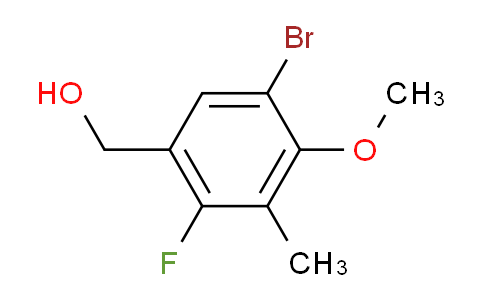 (5-Bromo-2-fluoro-4-methoxy-3-methylphenyl)methanol