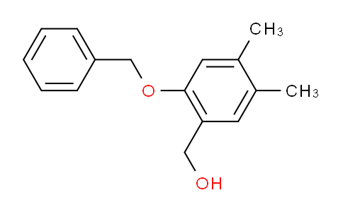 (2-(Benzyloxy)-4,5-dimethylphenyl)methanol