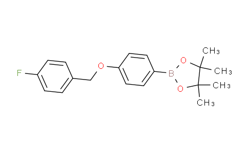 2-(4-((4-fluorobenzyl)oxy)phenyl)-4,4,5,5-tetramethyl-1,3,2-dioxaborolane