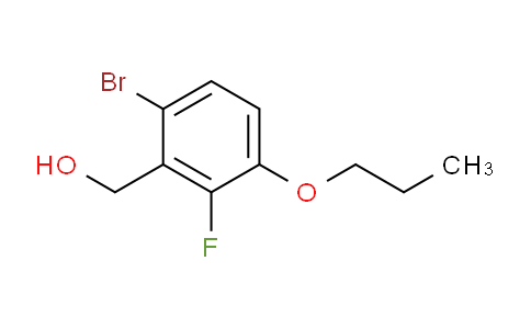 (6-Bromo-2-fluoro-3-propoxyphenyl)methanol