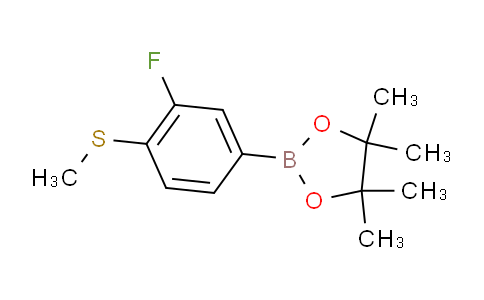 3-Fluoro-4-(methylthio)phenylboronic acid pinacol ester