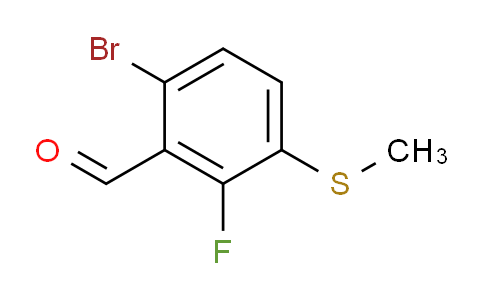 6-Bromo-2-fluoro-3-(methylthio)benzaldehyde