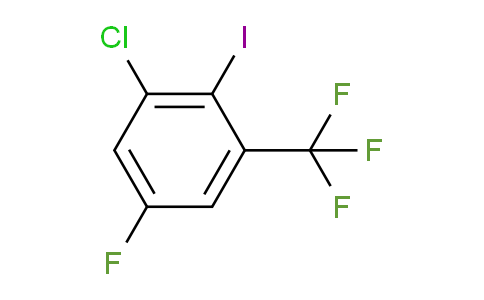 1-chloro-5-fluoro-2-iodo-3-(trifluoromethyl)benzene