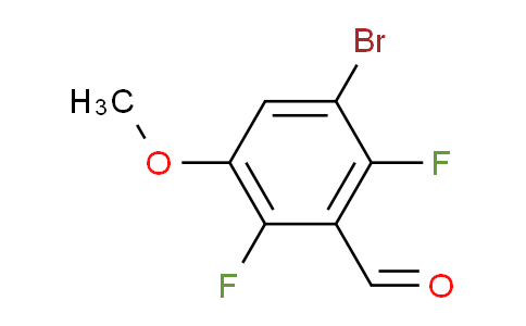 3-Bromo-2,6-difluoro-5-methoxybenzaldehyde