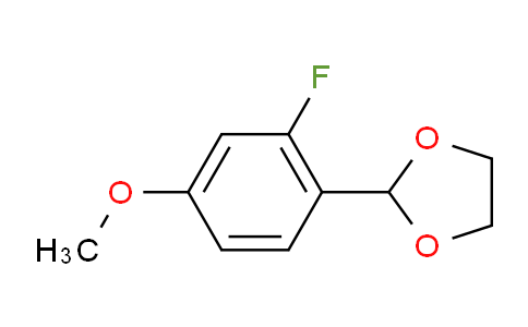 2-(2-fluoro-4-methoxyphenyl)-1,3-dioxolane