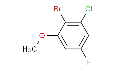 2-Bromo-1-chloro-5-fluoro-3-methoxybenzene