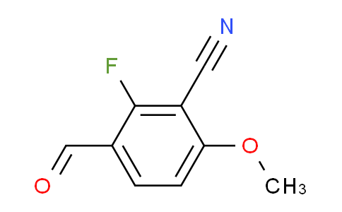 2-fluoro-3-formyl-6-methoxybenzonitrile