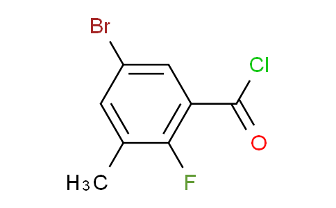 5-bromo-2-fluoro-3-methylbenzoyl chloride
