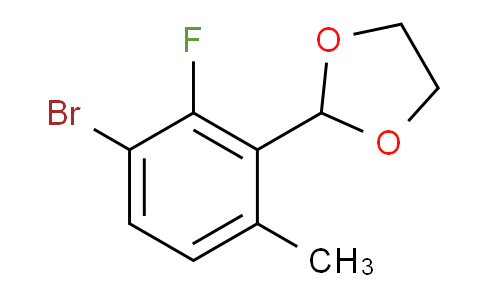 2-(3-bromo-2-fluoro-6-methylphenyl)-1,3-dioxolane