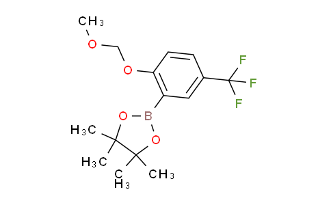 2-(2-(methoxymethoxy)-5-(trifluoromethyl)phenyl)-4,4,5,5-tetramethyl-1,3,2-dioxaborolane