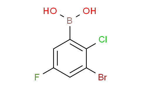 (3-Bromo-2-chloro-5-fluorophenyl)boronic acid