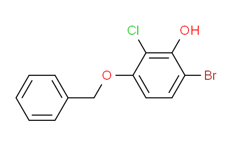 3-(benzyloxy)-6-bromo-2-chlorophenol