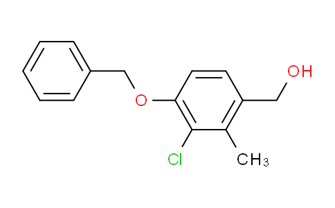 (4-(benzyloxy)-3-chloro-2-methylphenyl)methanol