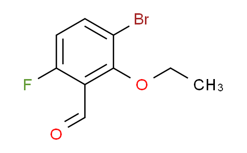 3-Bromo-2-ethoxy-6-fluorobenzaldehyde