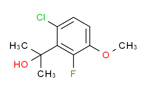 2-(6-Chloro-2-fluoro-3-methoxyphenyl)propan-2-ol