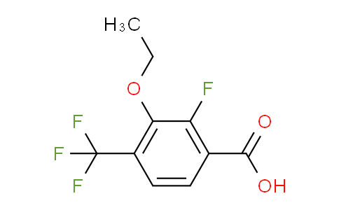 3-Ethoxy-2-fluoro-4-(trifluoromethyl)benzoic acid