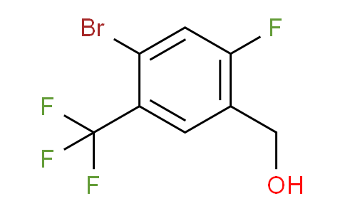 (4-Bromo-2-fluoro-5-(trifluoromethyl)phenyl)methanol