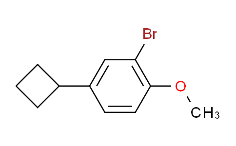 2-Bromo-4-cyclobutyl-1-methoxybenzene